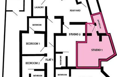 Studio 1, Richmond Lodge, St Lawrence Road, Near university, Plymouth - Image 2